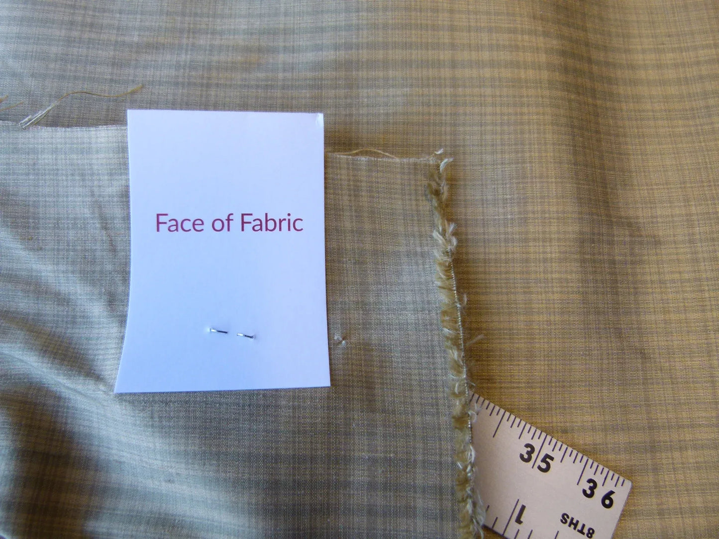 By yard Scalamandre Powers Court Putty Gold Silk Taffeta Strie MSRP USD 342/y