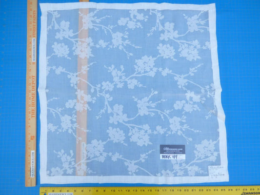 3 Berkbox49 Scalamandre Square Priti Cotton Sheer White MSRP USD 200+