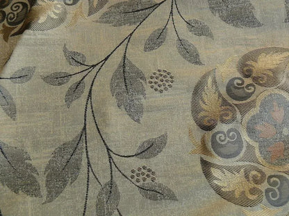 S Harris Tobago Silk Lampas Antique Gold Art Deco MSRP USD 188+/Y