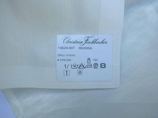 7 Berkbox49 Scalamandre Square Inversa Linen Sheer White  MSRP USD 200+