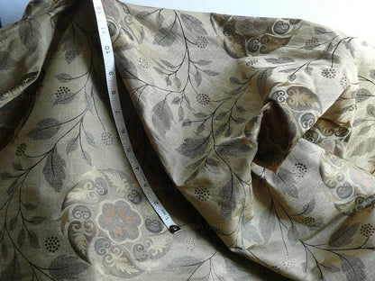 S Harris Tobago Silk Lampas Antique Gold Art Deco MSRP USD 188+/Y