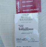 11 Berkbox49 Scalamandre Square Sea Gaze Cream Outdoor Sheer MSRP USD 200+