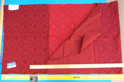 26b Berkbox49 Scalamandre Square Sunbury Damask Red MSRP USD 200+