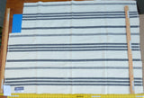 5 Berkbox50 Scalamandre Lelievre Square Marina Stripe White Dark Blue Jacquard Woven MSRP USD 428/yard