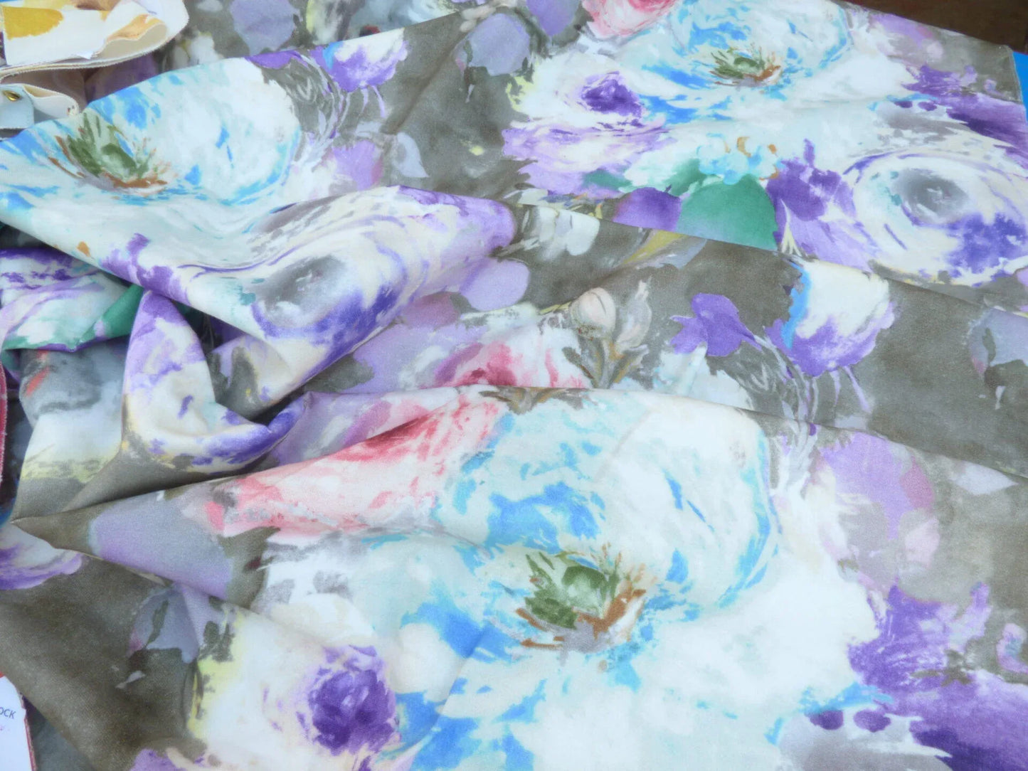 9 Berkbox50 Scalamandre Square Floren Spring Time Cotton 2.4 Yd MSRP USD 120/yrd