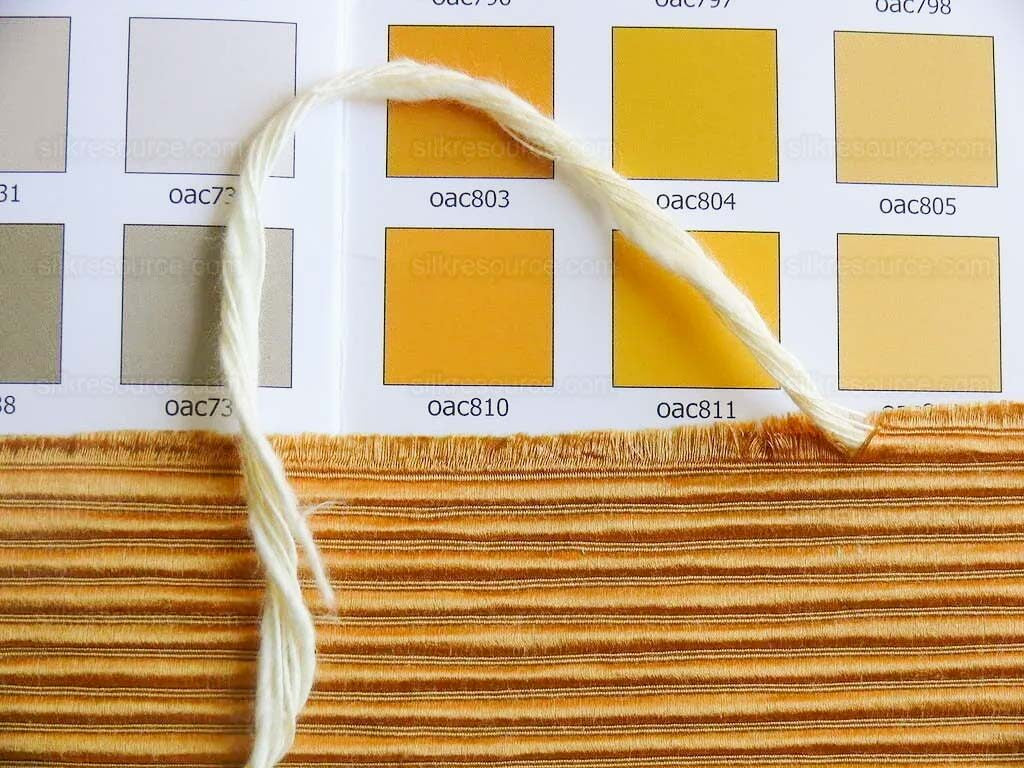 Scalamandre Stoddard Silk Wide-rib Honey Gold MSRP USD 200+/Y