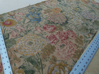 0.6y Scalamandre Vera Sheer Exuberant Dalia Fields Cotton Voile from Italy MSRP USD 188/Y