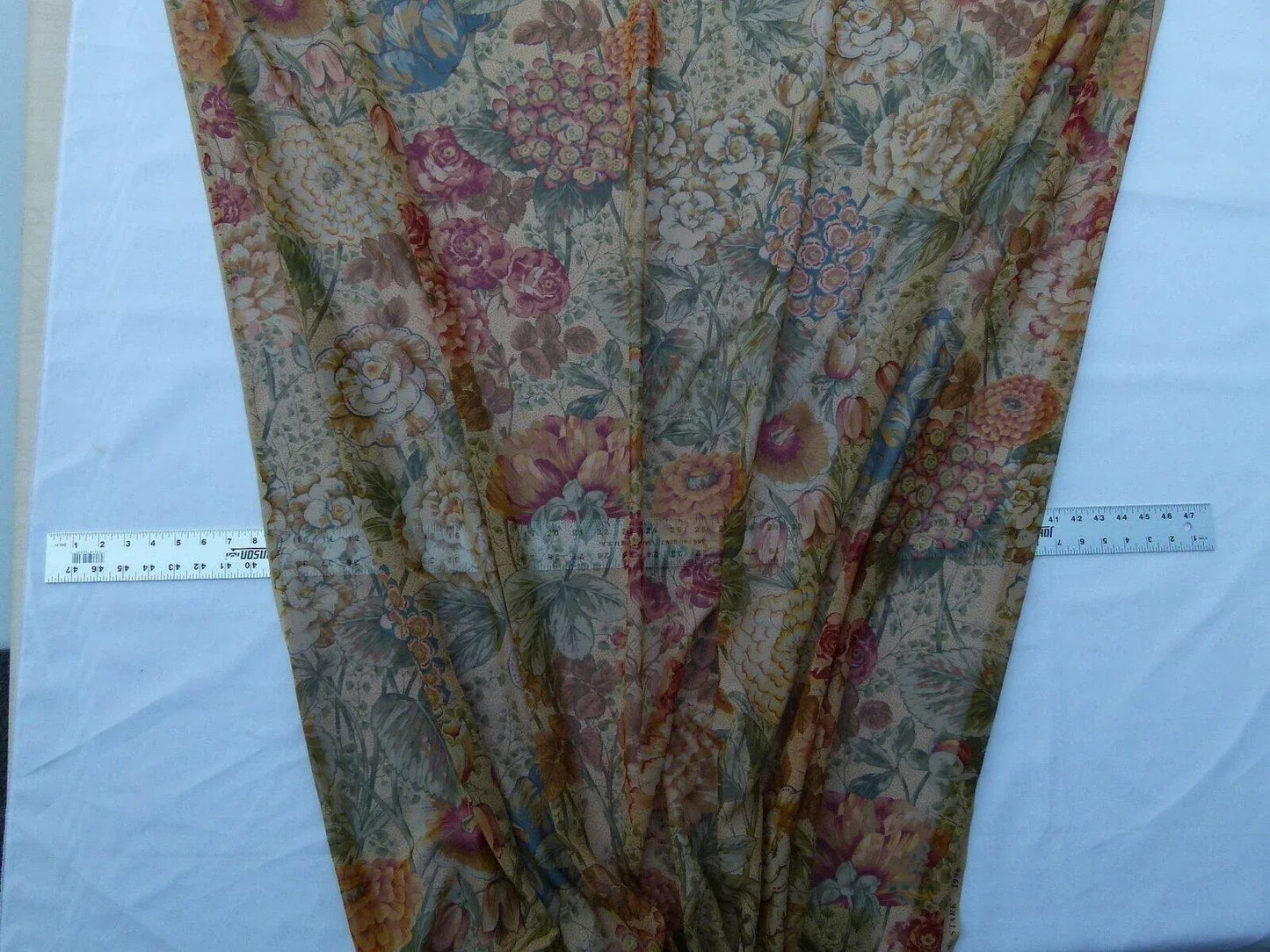 Scalamandre Vera Sheer Exuberant Dalia Fields Cotton Voile from Italy MSRP USD 188/Y