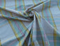By Yard Scalamandre Riviera Plaid Fh Cream Multi Colorful Rainbow Mediterranean MSRP USD 216/Y
