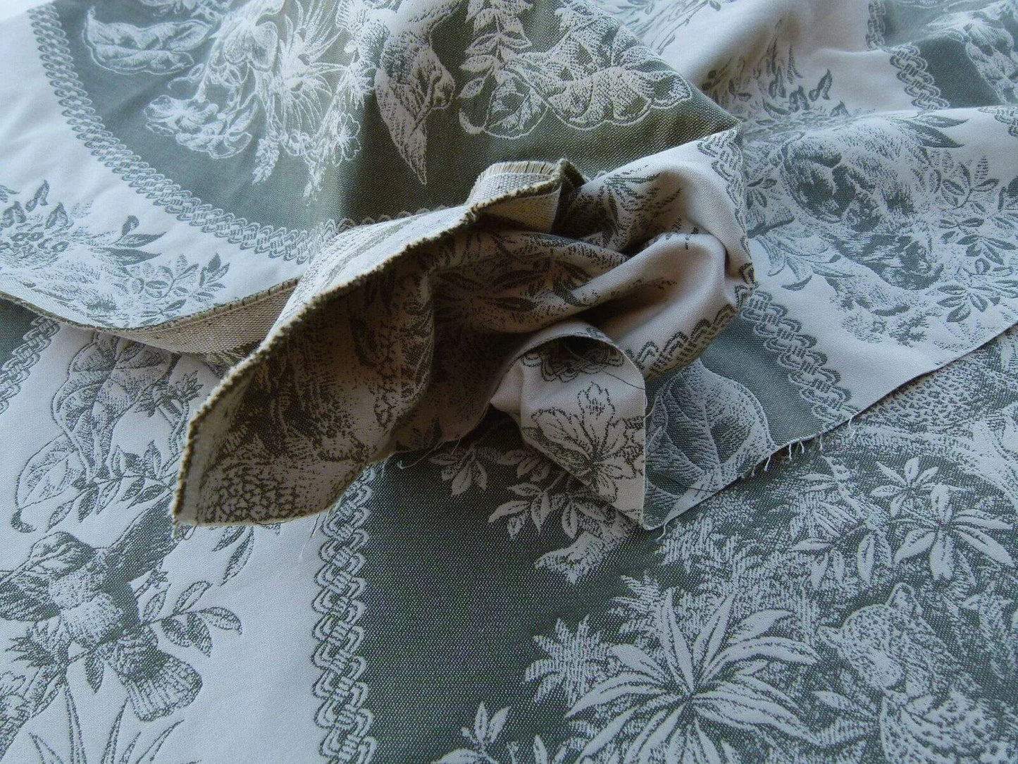 By Yard Scalamandre Jangala Jungle Green Safari Animal Leopard Monkey Hummingbird MSRP USD 320/Y