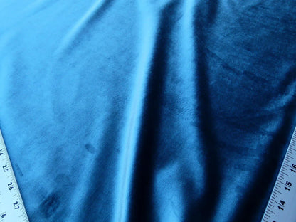 By Yard Scalamandre Old World Weavers Constantin Velvet Ocean Blue Shimmering Heavy! MSRP USD 398/Y