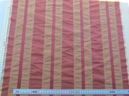 By Yard Montes Stripe Gw Rust (reversible) Scalamandre Grey Watkins MSRP USD 228/Y