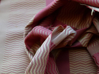 By Yard Montes Stripe Gw Rust (reversible) Scalamandre Grey Watkins MSRP USD 228/Y