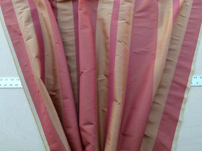 By Yard Montes Stripe Gw Rust (reversible) Scalamandre Grey Watkins MSRP USD 228/Y