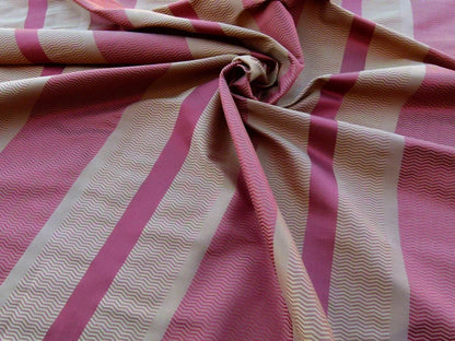 By Yard Montes Stripe Gw Rust (reversible) Scalamandre Grey Watkins MSRP USD 228/Y