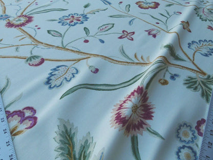 By Yard Renata Pale Yellow Grey Watkins Scalamandre Floral Toile MSRP USD 368/Y