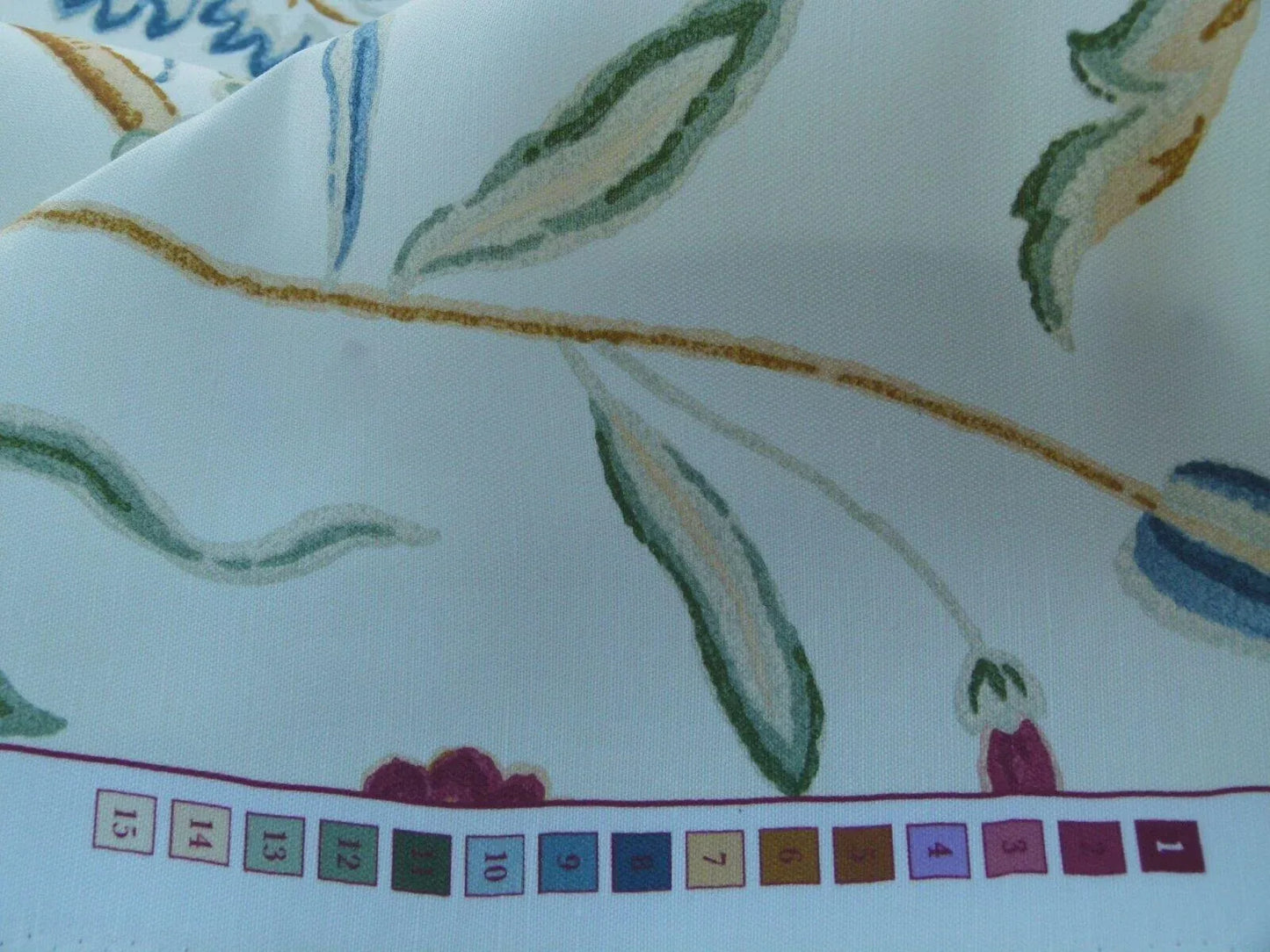 By Yard Renata Pale Yellow Grey Watkins Scalamandre Floral Toile MSRP USD 368/Y