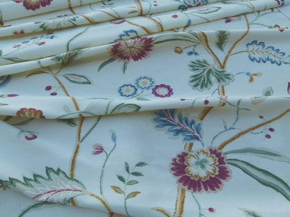 By Yard Renata Pale Yellow Grey Watkins Scalamandre Floral Toile MSRP USD 368/Y