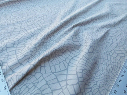 By Yard Dianthus Pewter Gray On Beige Scalamandre Mid-century MSRP USD 144/Y