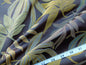By Yard Scalamandre Sylvain Espresso Dark Brown Silk Damask Tropical Foliage Monstera MSRP USD 300+/Y