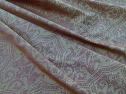 By Yard Brahms Damask Gold Red Scalamandre Silk Rhythmic Medallion MSRP USD 272Usd/Y