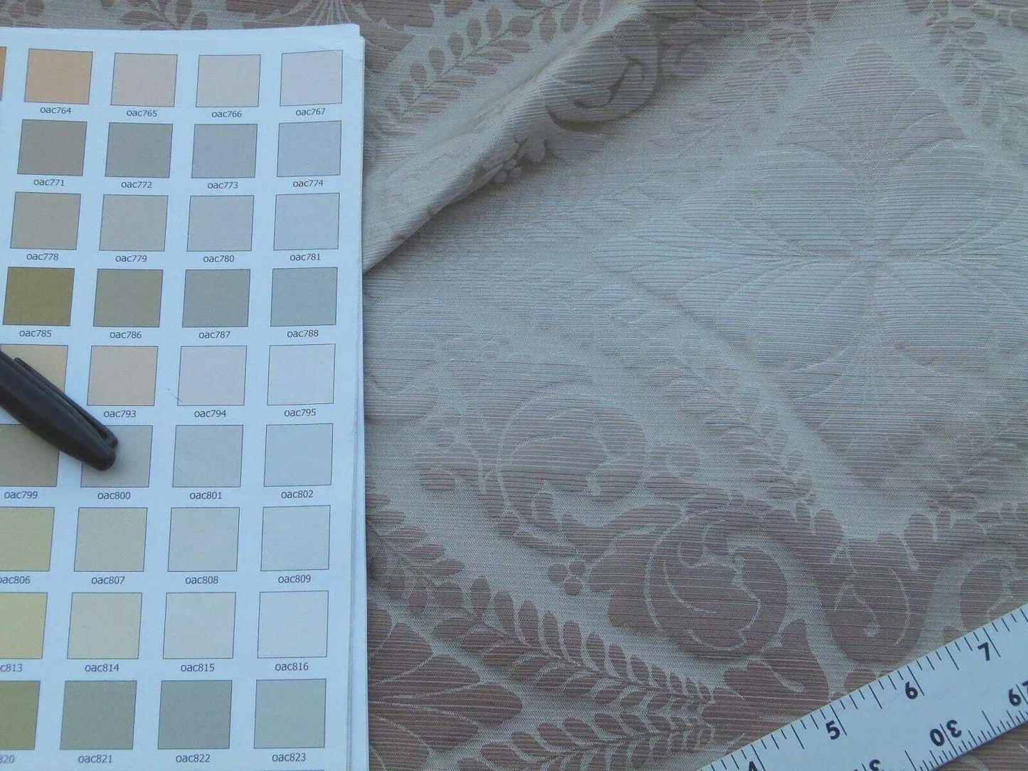 By Yard Bonaparte Taupe Scalamandre Silk Italy MSRP USD 352/Y