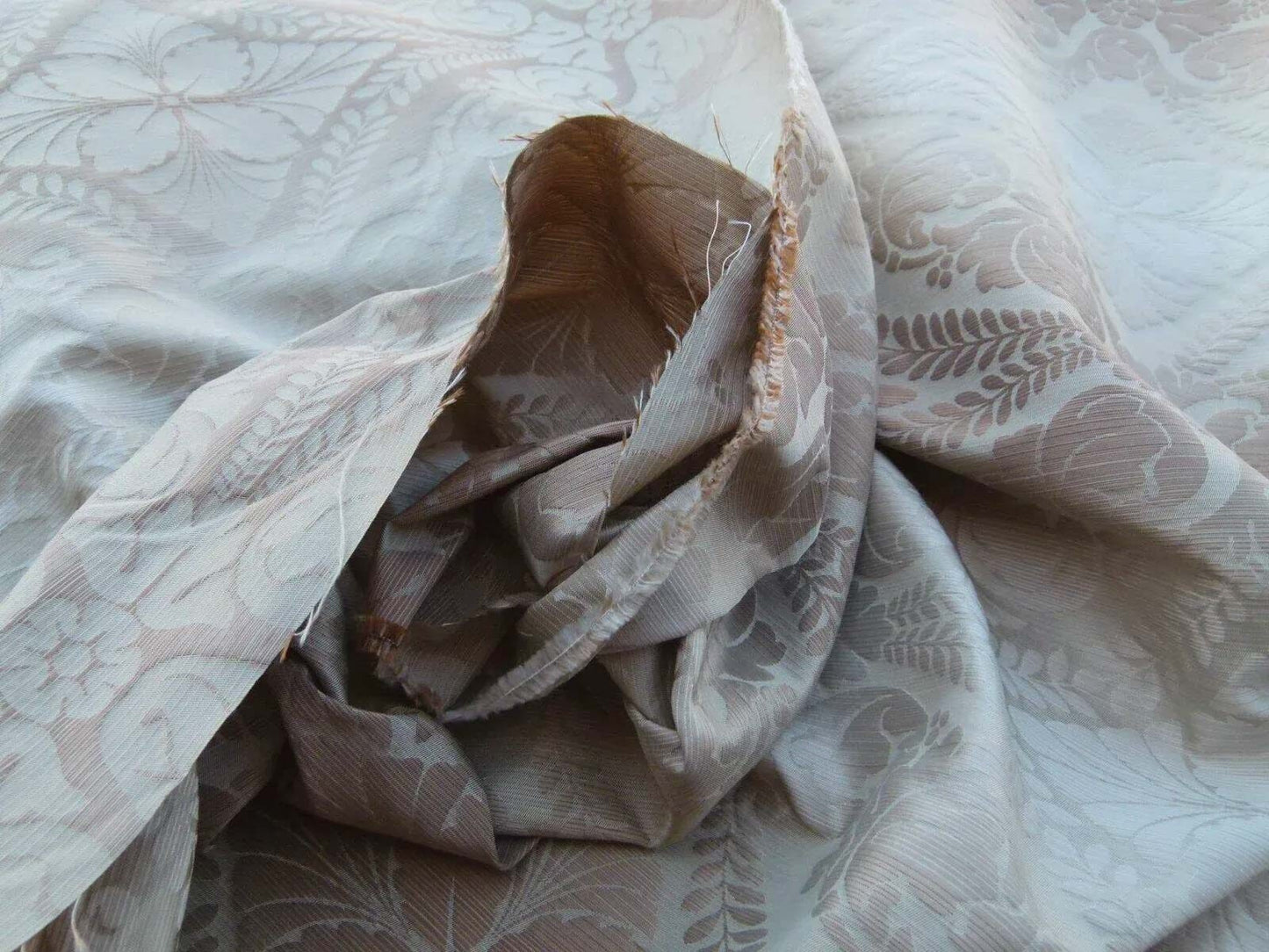 By Yard Bonaparte Taupe Scalamandre Silk Italy MSRP USD 352/Y