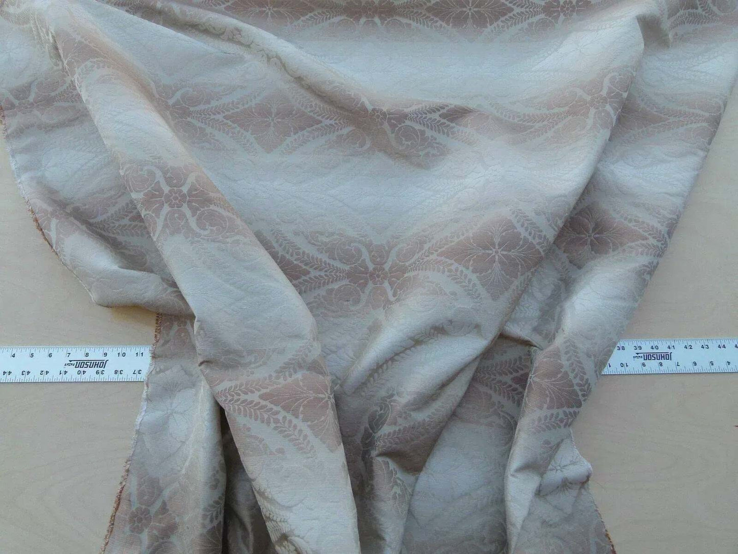 By Yard Bonaparte Taupe Scalamandre Silk Italy MSRP USD 352/Y