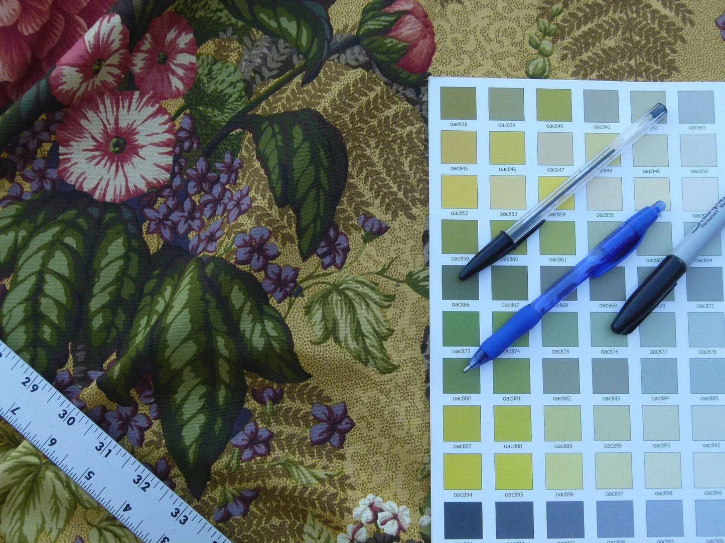 By Yard Scalamandre Old World Weavers Romsey Multi/moutarde Mustard Yellow Flower Tree Of Life English Garden MSRP USD 508/y