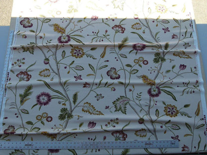 By Yard Renata Bisque Grey Watkins Scalamandre Floral Toile MSRP USD 368/Y