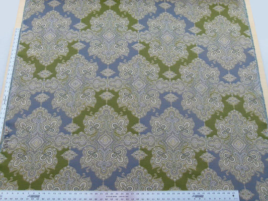 by Yard Scalamandre Devesh Riverside Green Blue Outdoor Paisley Woven MSRP USD 192/Y