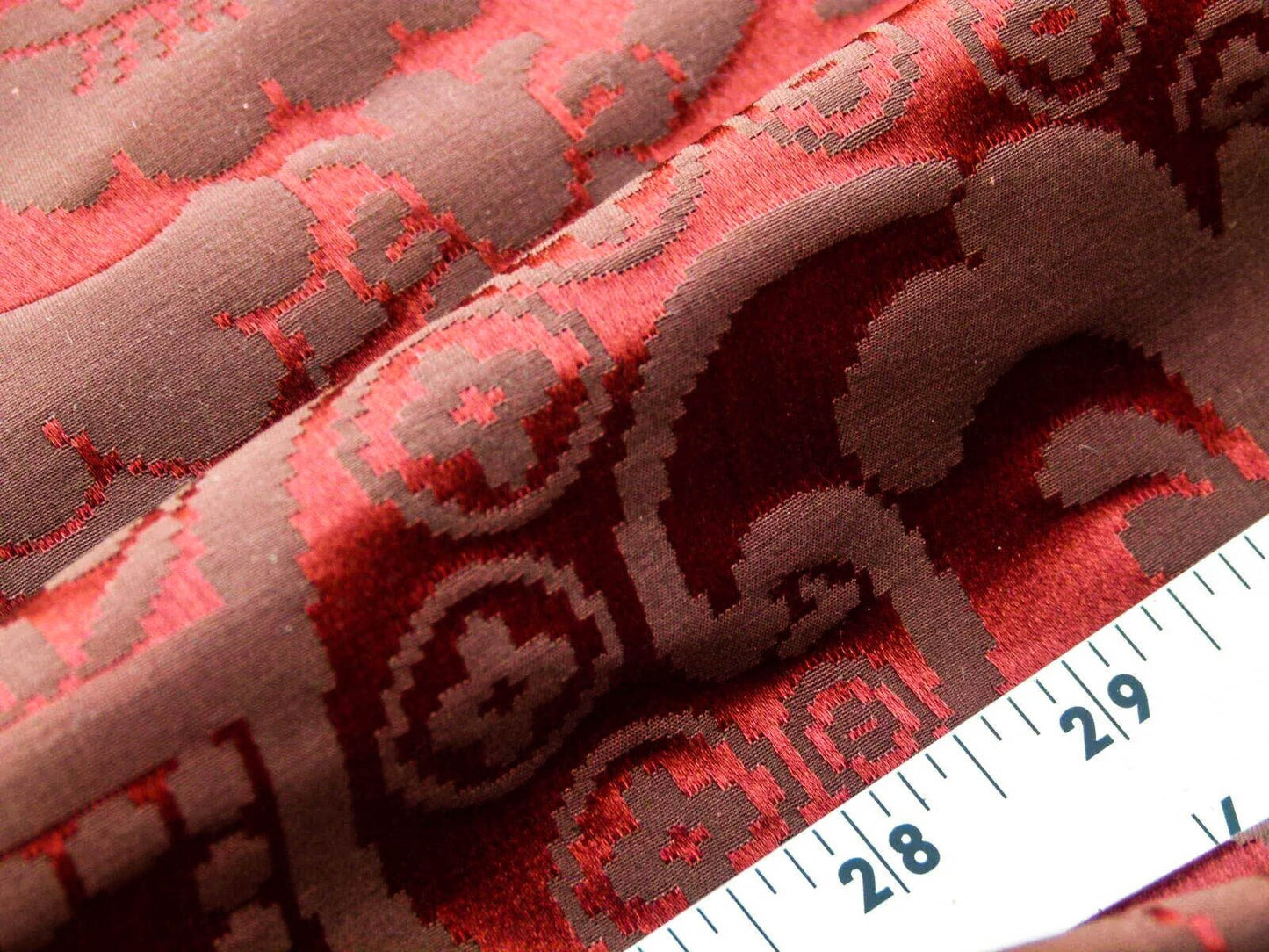 Scalamandre Murat Red Gold Orange Renaissance Old World Weavers Traditional Damask MSRP USD 310/y