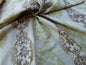 Scalamandre Gustavo Silk Damask Jacquard MSRP USD 216/Y Fonthill Mocha Green Old World Weavers
