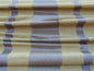 Scalamandre Montes Stripe Grey Watkins Golden Plum (reversible) Silk Stripe  MSRP USD 228/Y