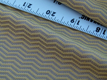 Scalamandre Montes Chevron Grey Watkins Golden Plum Silk Texture (reversible) MSRP USD 164/Y