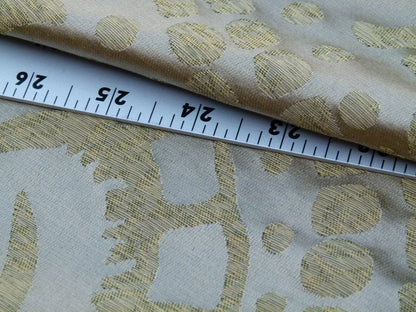 By yard Scalamandre Ethnic Damask Cognac Gold Silk Lampas African Abstract Old World Weavers MSRP USD 432/Y