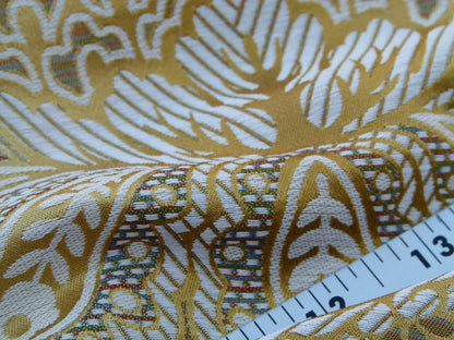 Scalamandre Teodora Ochre Gold Old World Weavers Silk Damask Renaissance ArtichokeTraditional Damask MSRP USD 338/Y