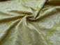 Scalamandre Dover Damask Gold Classic Damask Cotton Linen Renaissance Old World Weavers MSRP USD 292/Y