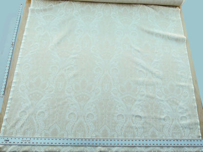 Scalamandre Old World Weavers Belluno White Renaissance Lace Damask MSRP USD 200/y