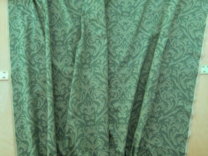Scalamandre Mazarino Damask Giada Green Jade Cotton Fonthill MSRP USD 132 Heavy Fonthill