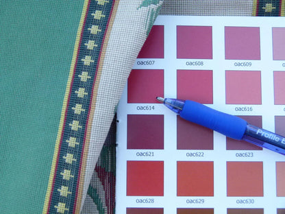 By Yd Scalamandre Fonthill Josephine  Multi/green White Cotton Floral Stripe MSRP USD 204/Y