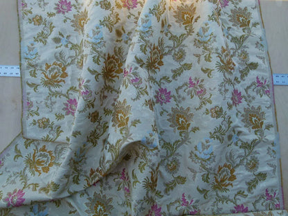 By Yd Scalamandre Old World Weavers Allegra Lampas II Candlelight Silk Oww Heavy MSRP USD 796/Y!