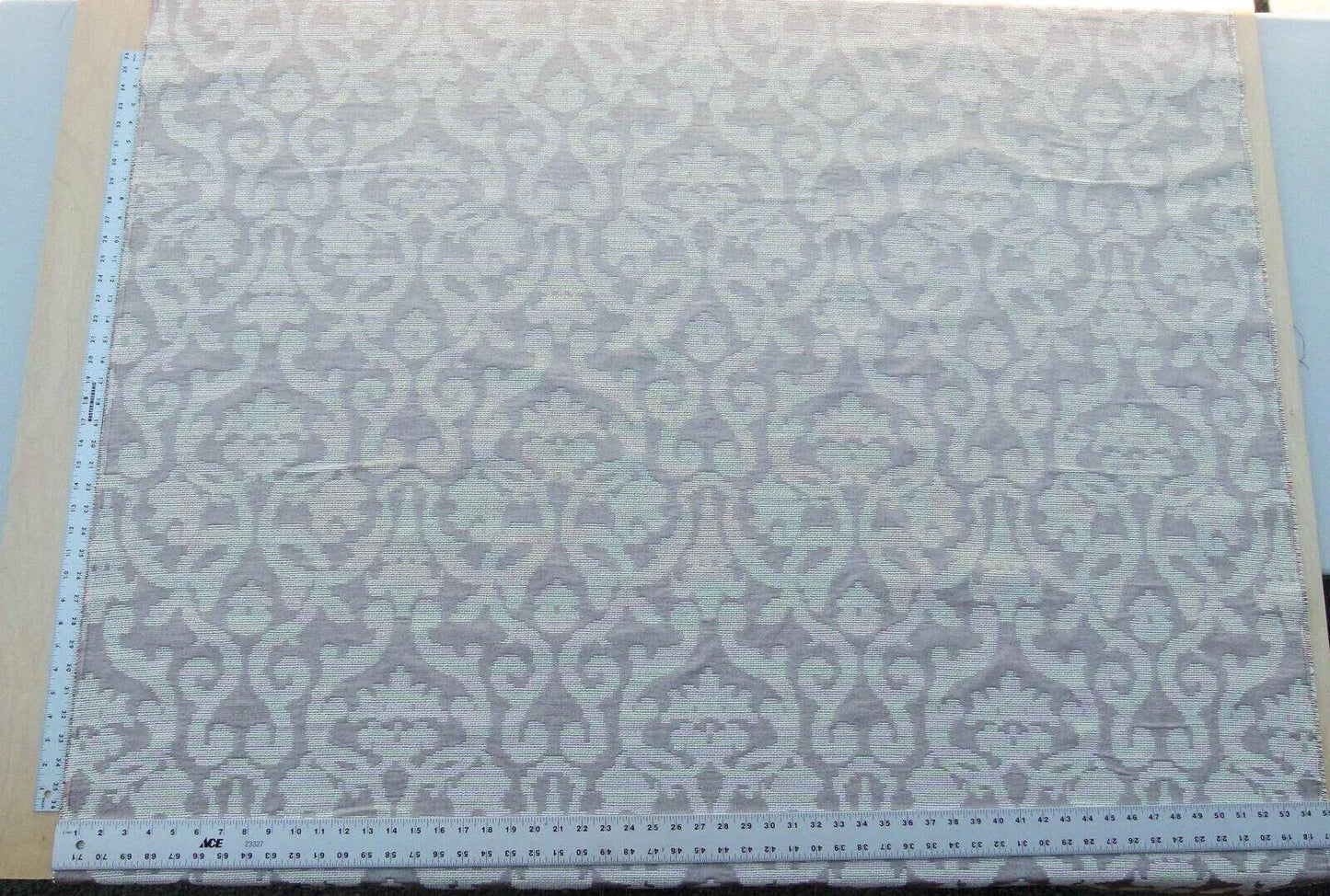 By Yard Scalamandre Old World Weavers Monte Solaro Mocha Beige Brown Tint of Pink Cotton Jacquard  Reversible MSRP USD 172/Y