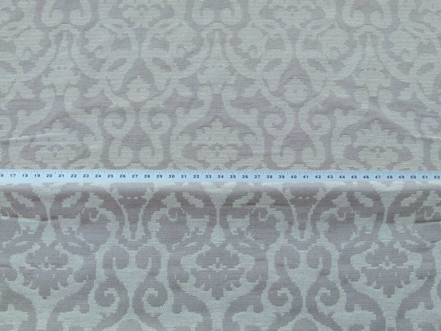 By Yard Scalamandre Old World Weavers Monte Solaro Mocha Beige Brown Tint of Pink Cotton Jacquard  Reversible MSRP USD 172/Y