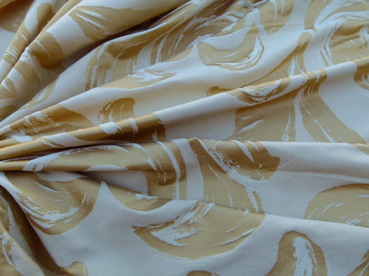 By Yd Scalamandre Duquette Fh Gold Old World Weavers Silk Damask Swirl MSRP USD 284/Y