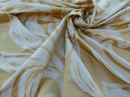 By Yd Scalamandre Duquette Fh Gold Old World Weavers Silk Damask Swirl MSRP USD 284/Y