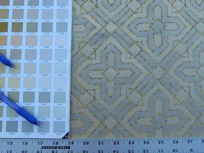 By Yd Scalamandre Charing Cross Gw Mellow Yellow Grey Watkins Iridescent MSRP USD 264/Y