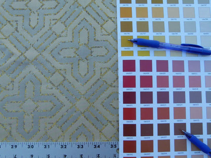 By Yd Scalamandre Charing Cross Gw Mellow Yellow Grey Watkins Iridescent MSRP USD 264/Y