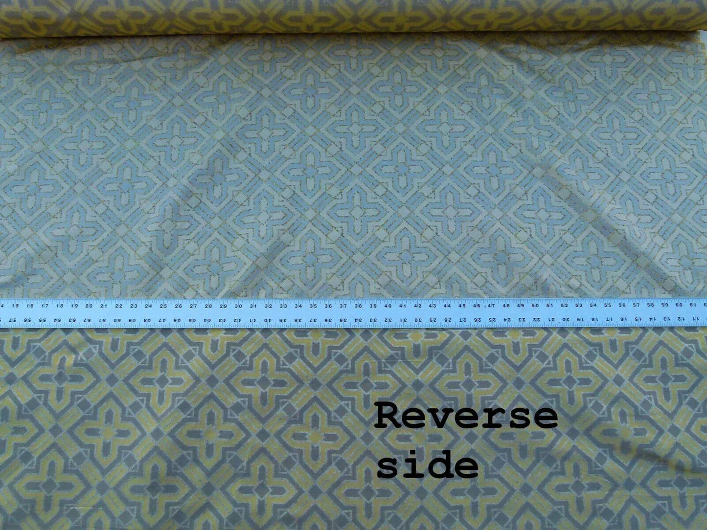 By Yd Scalamandre Charing Cross Gw Mellow Yellow Grey Watkins Iridescent MSRP USD 264/Y