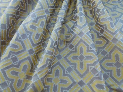 By Yd Scalamandre Charing Cross Gw Mellow Yellow Grey Watkins Iridescent MSRP USD 264/Y